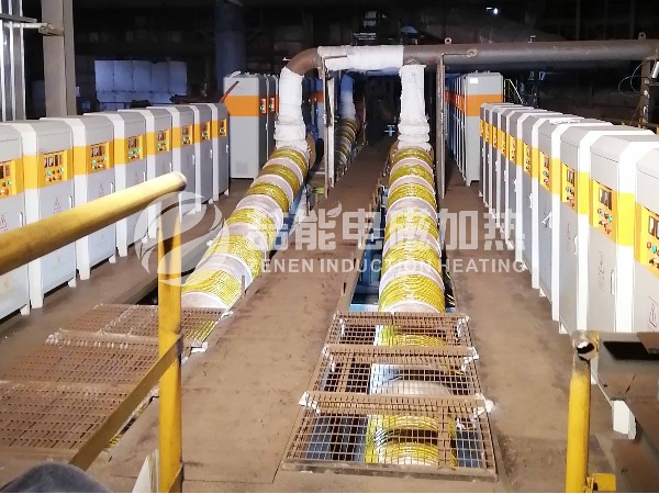 喆能4800kW大功率电磁加热红土镍矿烘干煅烧炉应用案例