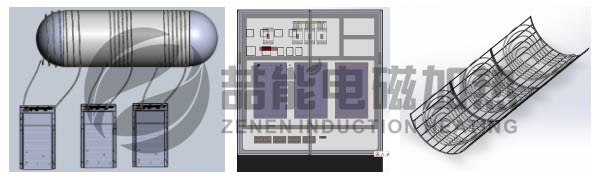 电源及线圈布置示意图